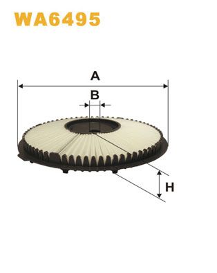 WIX FILTERS oro filtras WA6495